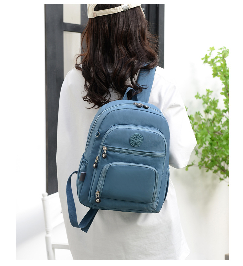 Waterproof Color Block Casual Daily Women's Backpack display picture 3