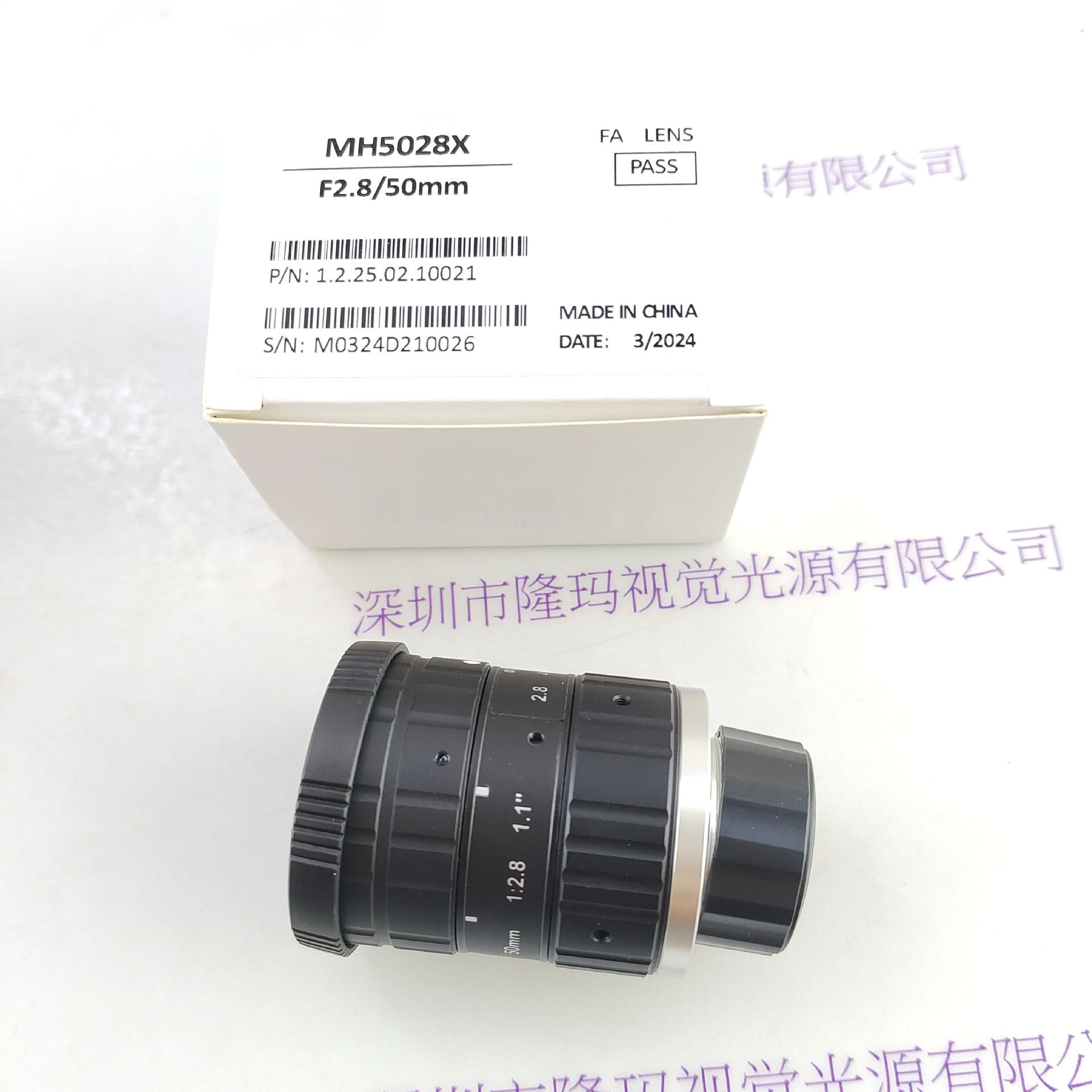 IRAYPLE大华华睿  MH5028X  工业镜头