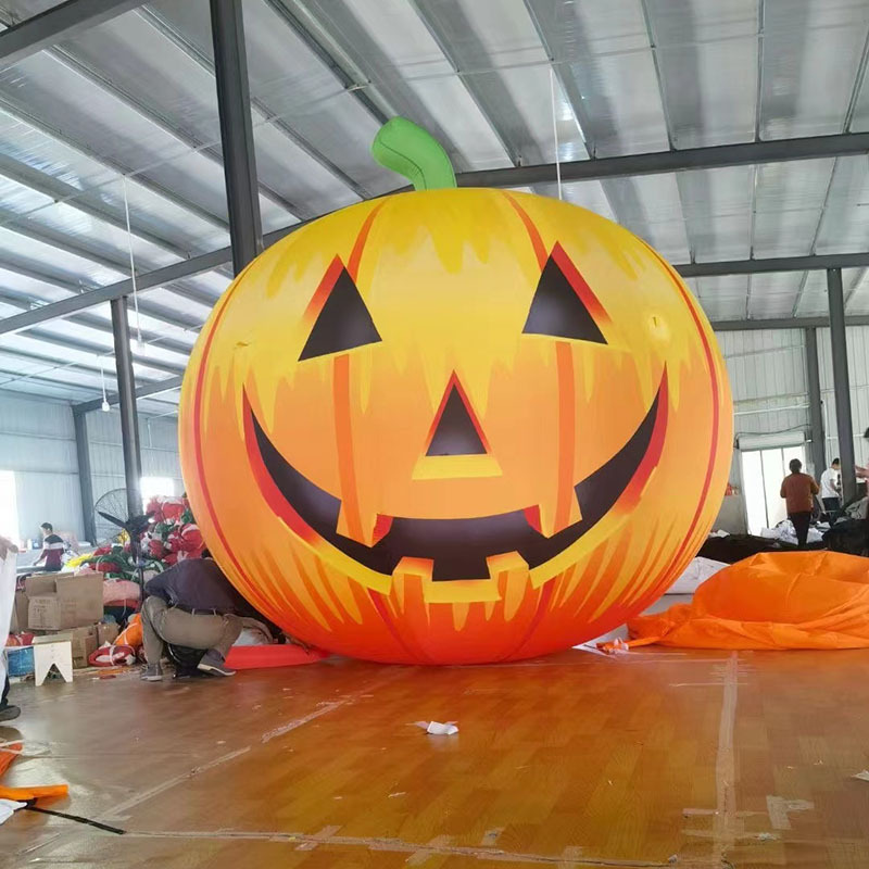 3 metros de calabaza con ventilador de lámpara (inflable continuo)