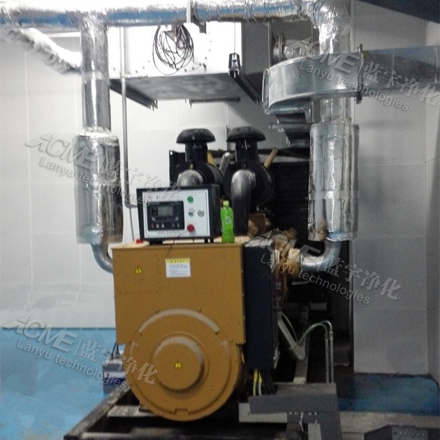 供应医院柴油发电机组尾气净化器 备用发电机废气处理设备选万纯