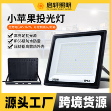 新款小苹果投光灯50W100W跨境热销LED苹果投光灯防水户外泛光灯