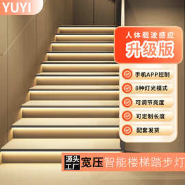 楼梯感应灯宽压智能可调亮度酒店别墅载波人体感应踏步灯led灯