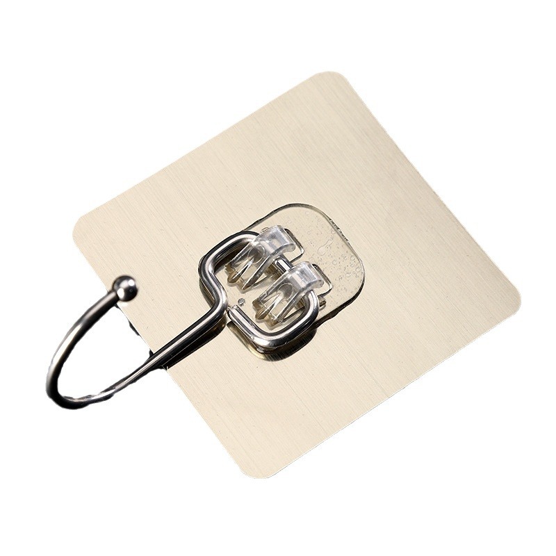 Gancho grande Adhesivo fuerte Gancho adhesivo sin perforación y sin costuras Ropa colgante Gancho grande Pared de carga Baño