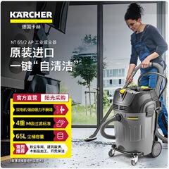 KARCHER ドイツ ケルヒャー 業務用 産業用 バケット型 乾湿両用 ダストシェイク ハイパワー掃除機 NT65/2AP