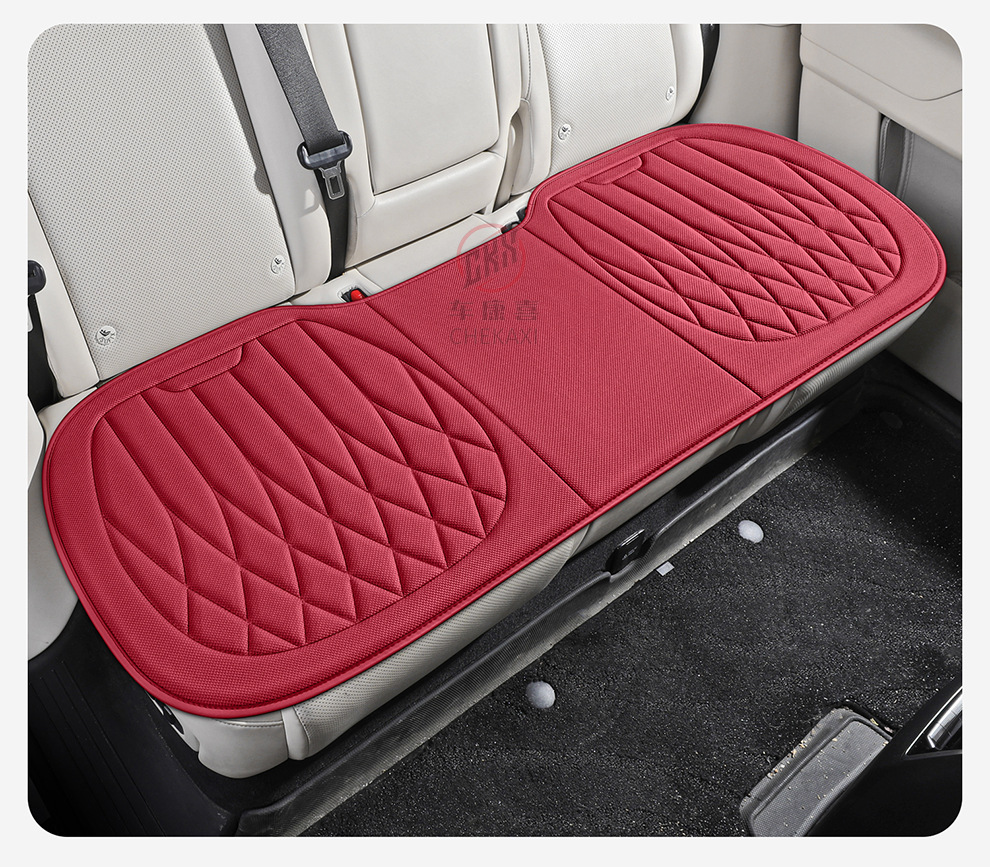 Car Seat Cushion, Suitable for All Seasons, Seaweed Fiber Seat Cushion, Latex Cotton Seat Cover, Summer Comfort, Non-Slip, Breathable Seat Cushion