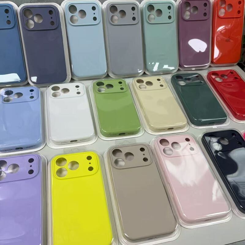 Precision Hole Liquid Silicone All-Inclusive Mobile Phone Case Suitable for Apple 17 Series Iphone15Promax14 Mobile Phone Case