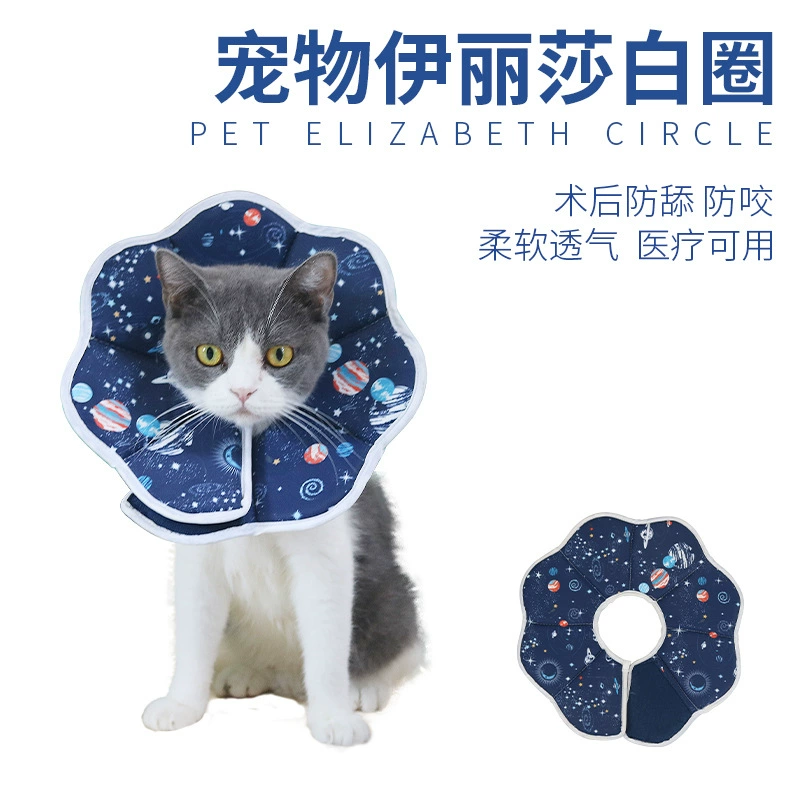 Amazon Новое домашнее животное Элизабет кольцо мягкий кошачий ошейник анти-облизывание водонепроницаемое кольцо красоты кошки на заказ