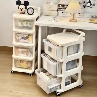 Drawer-type Storage Household Trolley Toy Rack Storage Rack Floor-standing Snack Multi-layer Storage Cabinet Sundries Baby