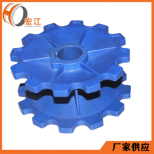 厂家生产加工销售输送机配件柔性塑料链板传动件 POM注塑主动链轮