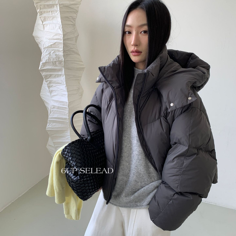 6up Korean Style Normcore Stand-Up Collar Hooded Puff down Jacket Winter 13 Lines New Style 90 White Duck down Warm 50228 6up Korean Style Normcore Stand-Up Collar Hooded Puff down Jacket Winter 13 Lines New Style 90 White Duck down Warm 50228