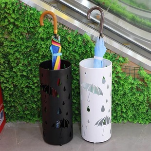 European Style Umbrella Rack Iron Umbrella Bucket Hotel Lobby Household Iron Umbrella Rack Floor Umbrella Storage Rack