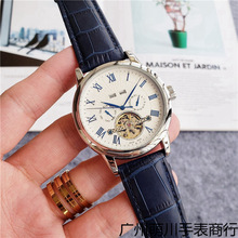 外贸商品速卖通  自动百机械手表陀飞轮五针休闲时尚男士腕表