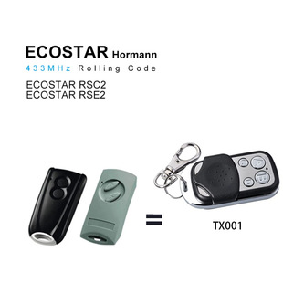 Horman ECOSTAR RSC2, ecostar RSE2 compatible remote control 433.92MHz