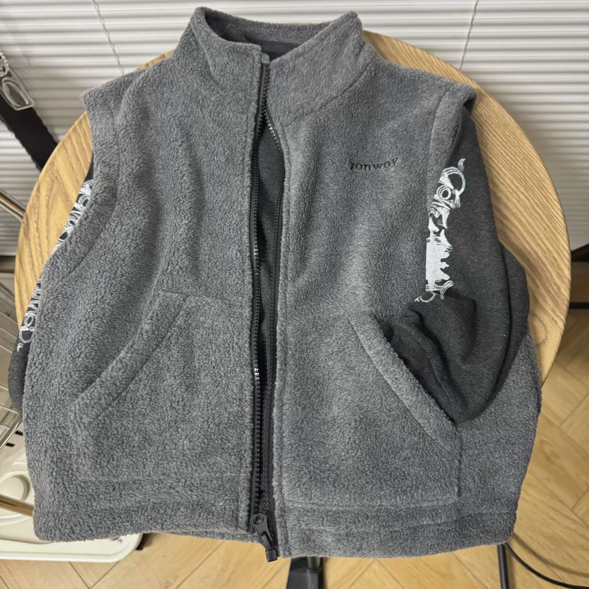 男童摇粒绒马甲外套2025秋冬儿童保暖背心中大童内搭无袖上衣潮