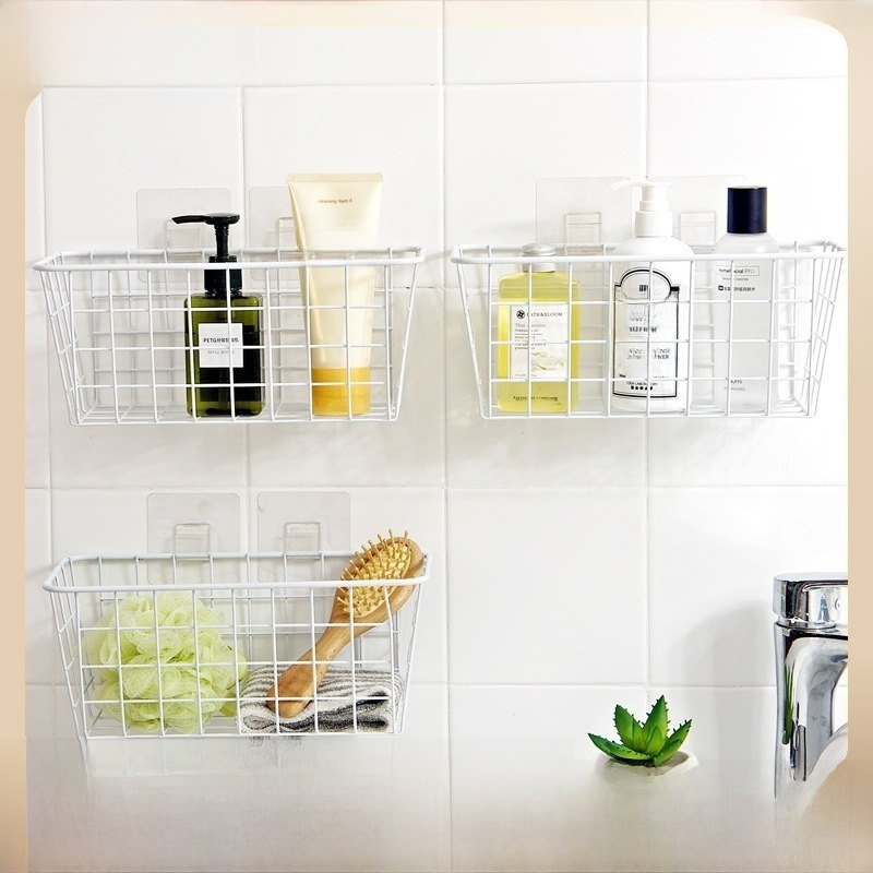 Kitchen iron hanging basket wall -mounted storage basket kitchen…