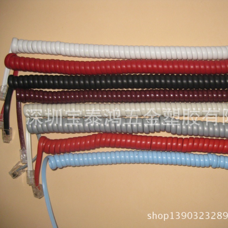 厂家大量出售电话曲线 常规电话线 充电线 电话机配件13433300903