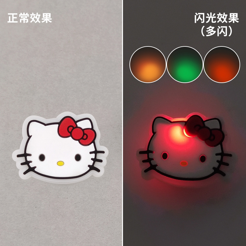 2025年越境EC下駄靴花LED発光フラッシュ楽しいDIY靴バックル靴アクセサリー装飾バックル|undefined