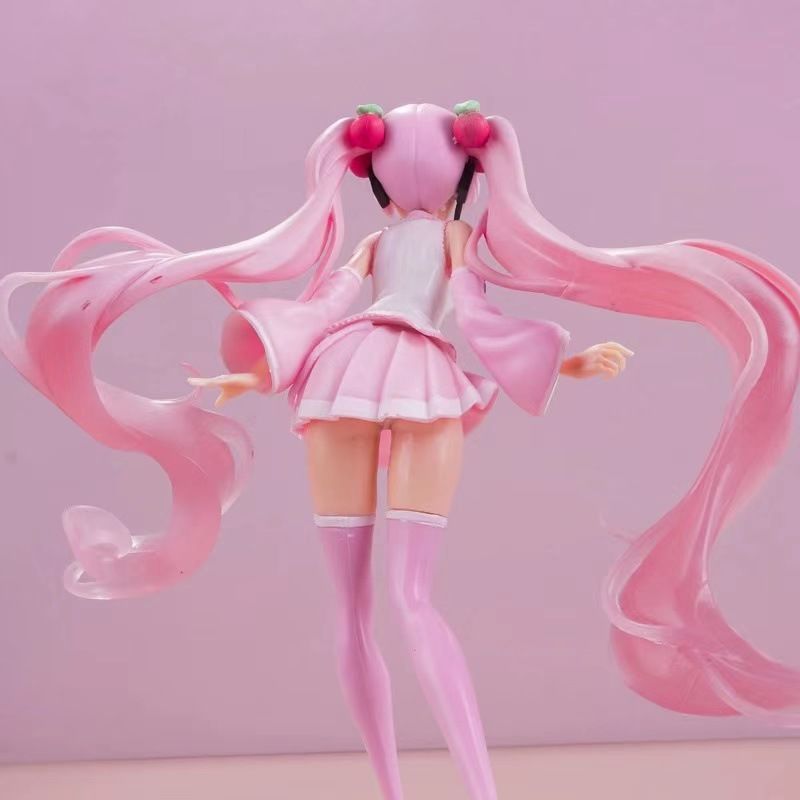 初音未来手办樱花兔耳公主殿下动漫二次元美少女周边模型摆件玩偶|undefined