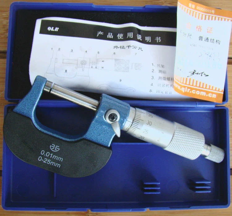 Зеленый Микрометр Зеленый Внешний Микрометр 100-125mm102-05-000 Внешний Микрометр Специальная Цена