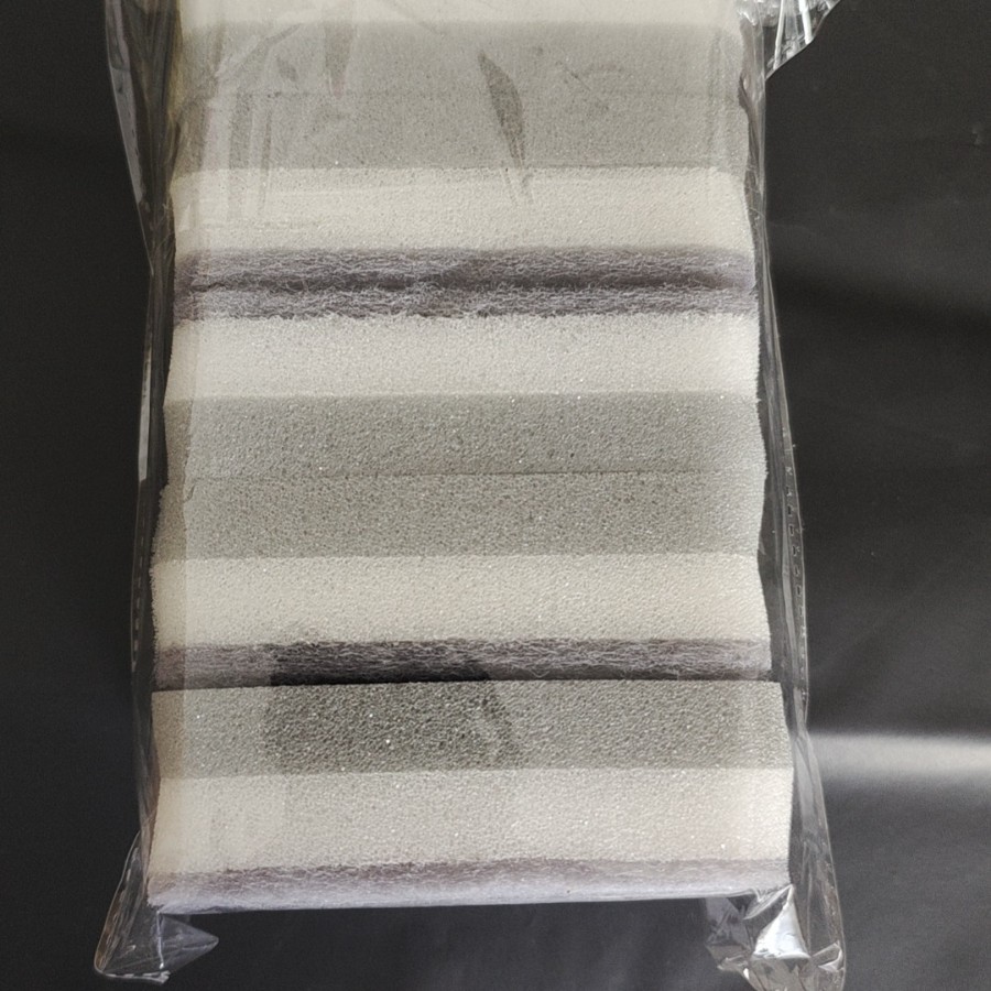 Esponja de limpieza de tres capas con esquinas redondeadas del fabricante, disponible en stock, para limpieza de cocina, cepillo para ollas, esponja para fregar, artículos de cocina. image 10