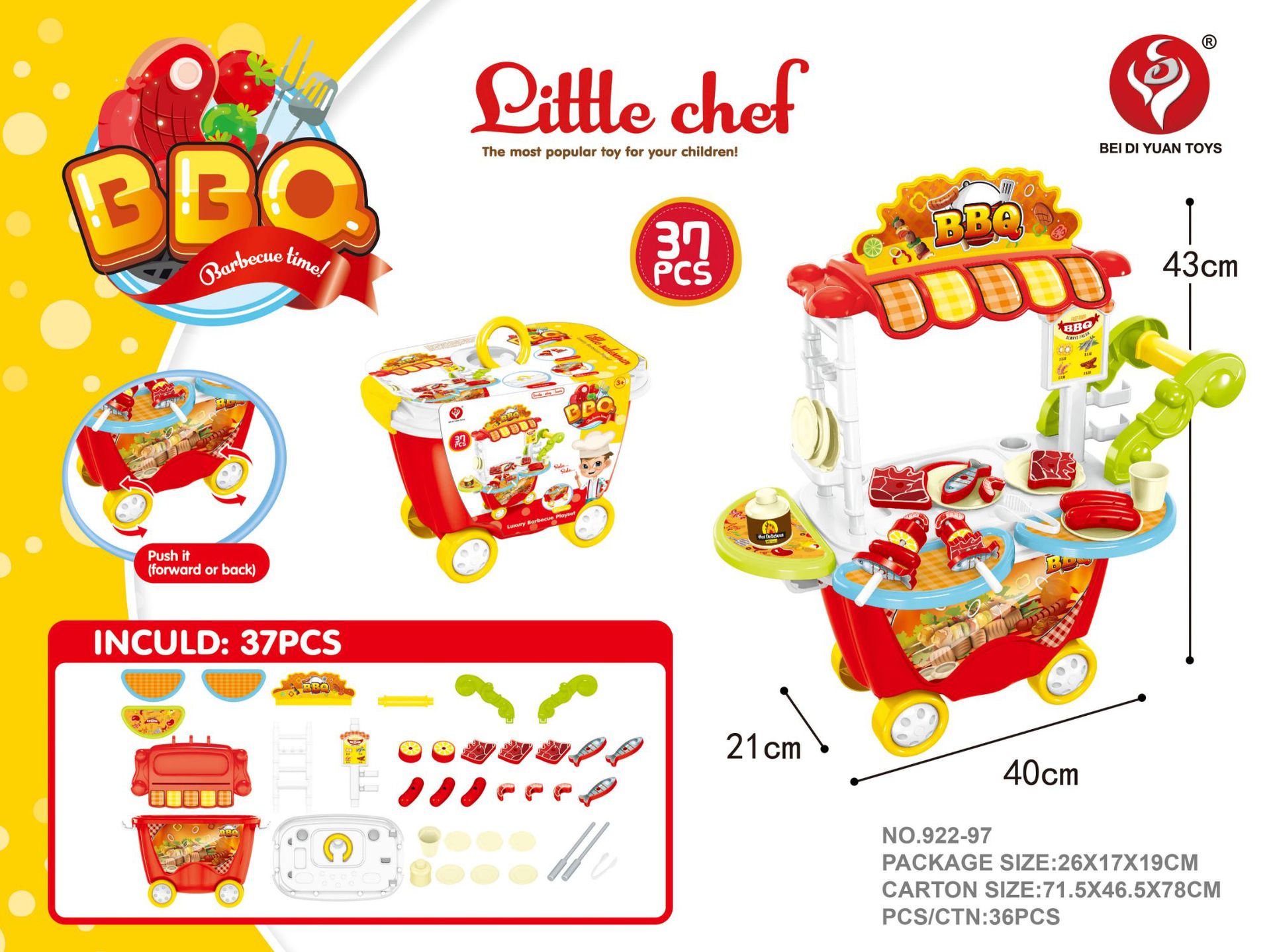 Tire de la bolsa de comedor coche juguete transfronterizo juego casa utensilios de cocina postre carrito de compras Caja de Herramientas niña niños herramientas médicas traje