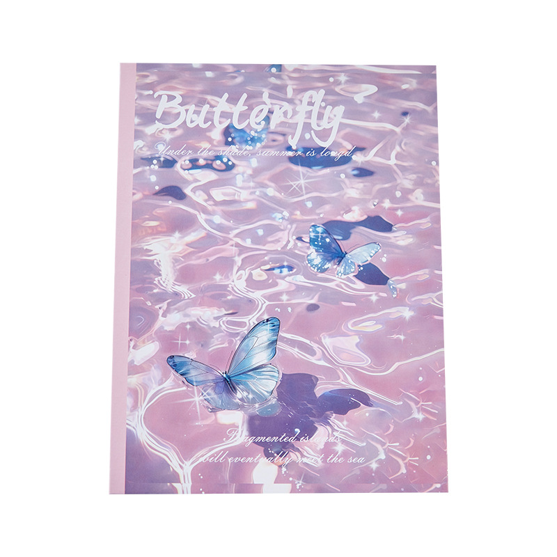 Ins Feng Shui Tarjeta de mariposa de gran capacidad de álbum de fotos de chicas de alto valor de 3 pulgadas de almacenamiento de tarjetas de estrella