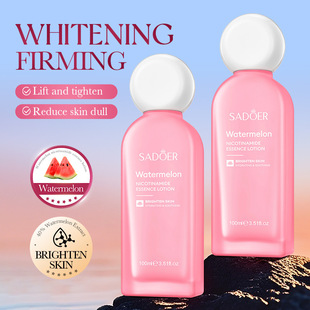 Full English Water Emulsion Sadoer Watermelon Niacinamide Essence Lotion Moisturizing and Hydrating Cross-Border Export Wholesale