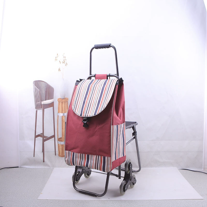 Производители напрямую поставляют креативный онлайн-красный со стульями для пожилых людей, для подъема по лестнице, складная багажная тележка, портативная Тележка для покупок, ручная тележка