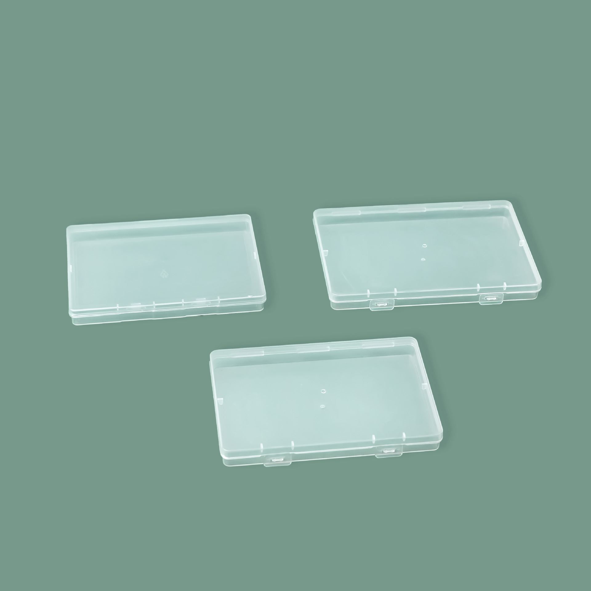 国境を越えた透明1.7高長平プラスチックケースネイルパッチアクセサリー展示ケースねじ金物収納ケース