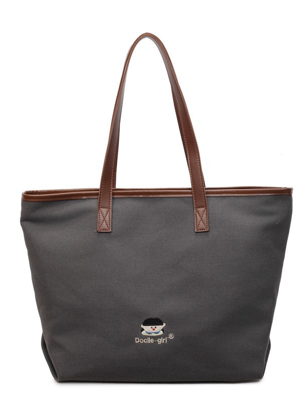 Bolsa de lona de gran capacidad para mujeres 2025 nuevo estilo urbano simple de viaje al trabajo sensación de alta calidad de moda versátil bolso de mano