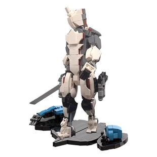 MOC building blocks compatible with Lego 117327 star armor sword mech robot assembling building blocks model