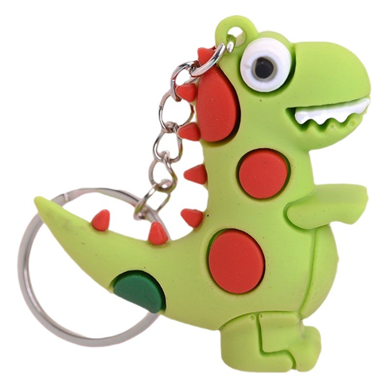 Dinosaur Car Key Pendant for Men, Internet Celebrity Keychain for Women, Backpack Accessory for Couples, Cute and Fun Keychain