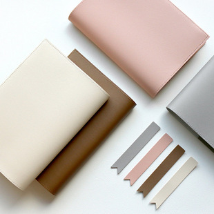 South Korea PU Leather Book Set Book Journal A5 Notepad Protective Cover Leather Cover Cover