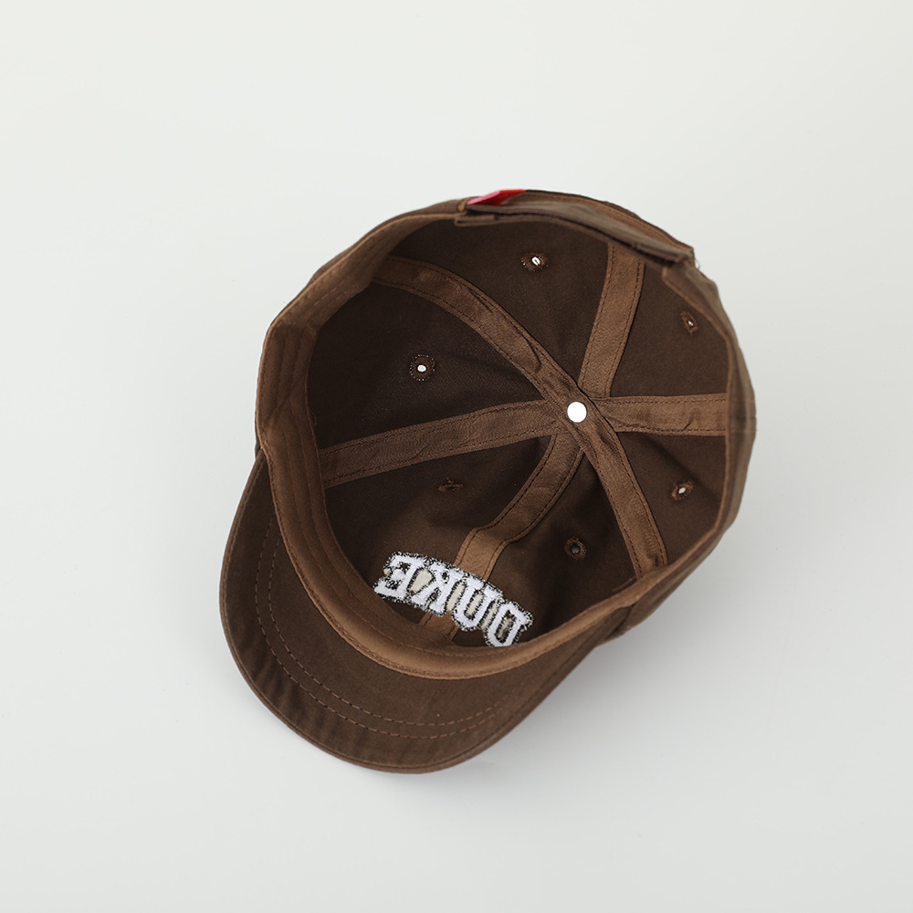ins sombrero para niños bordado coreano sombrero de béisbol primavera y otoño 2 años de niño sombrero de lengua de pato niñas estilo extranjero moda versátil