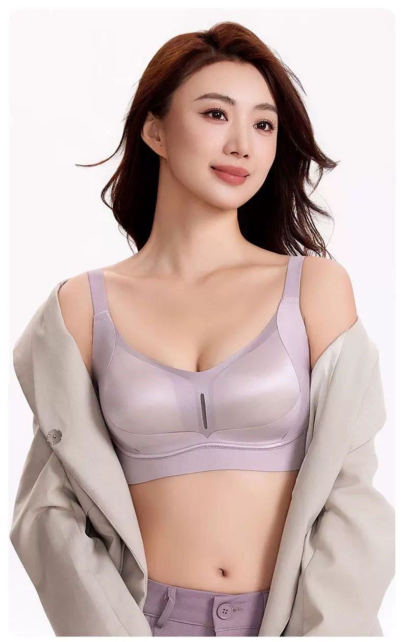Venta directa de fábrica comercio electrónico transfronterizo Sudeste de Asia Vietnam Tailandia damas sin costuras sujetador de recogida lateral cómodo
