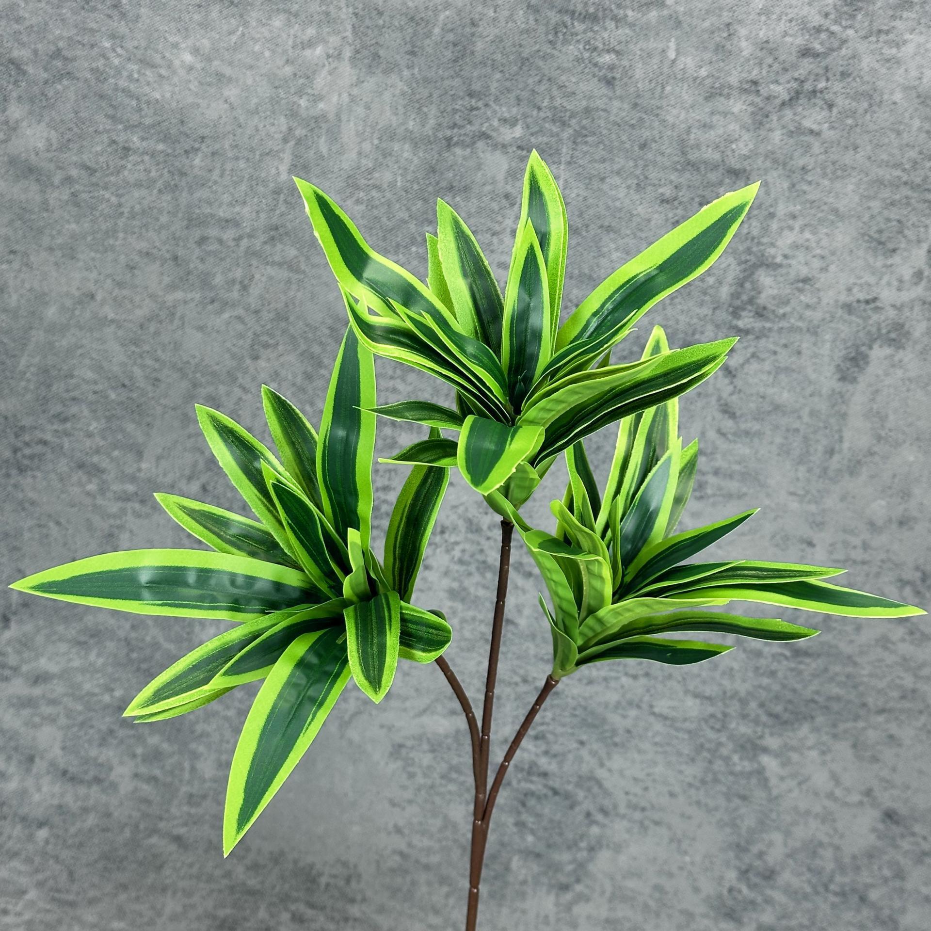 Planta Artificial de Lirio de Bambú con Borde Dorado de 3 Cabezas de PU para Bodas y Decoración del Hogar image 11