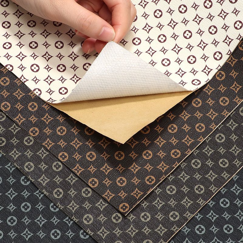 自粘皮革贴防水耐磨耐刮床头补丁洗头床桌子椅子修补贴可皮革面料