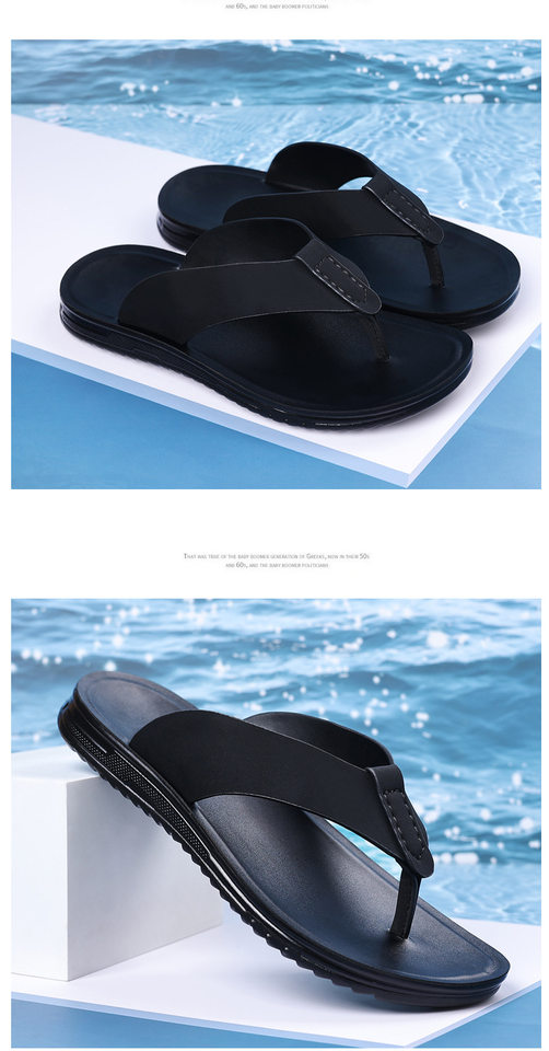 Dép xỏ ngón nam chống trượt, dép kẹp ngón đi biển và đi chơi hằng ngày — CS9806 màu nâu, CS9806 màu đen chi tiết 14