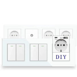 墙壁插座;墙壁开关;接线盒