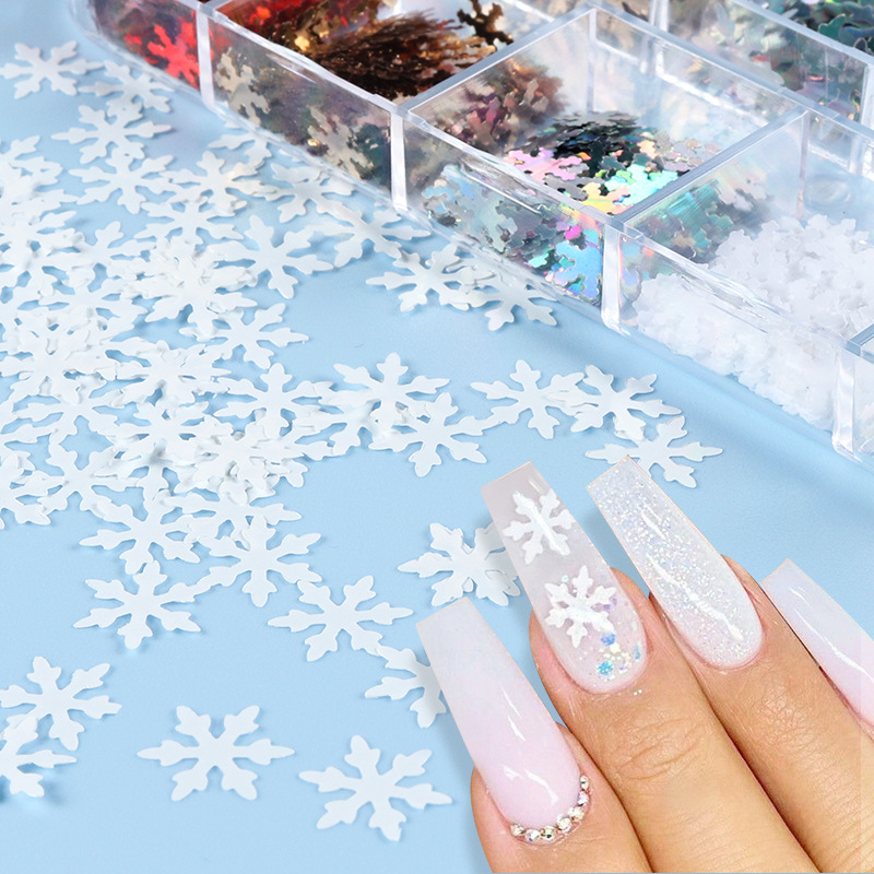 Christmas Festival Christmas Fashion Snowflake Pet Nail Decoration Accessories