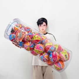 儿童5寸批发电玩城彩印皮球篮球弹力球 培训机构礼品幼儿园球抽奖