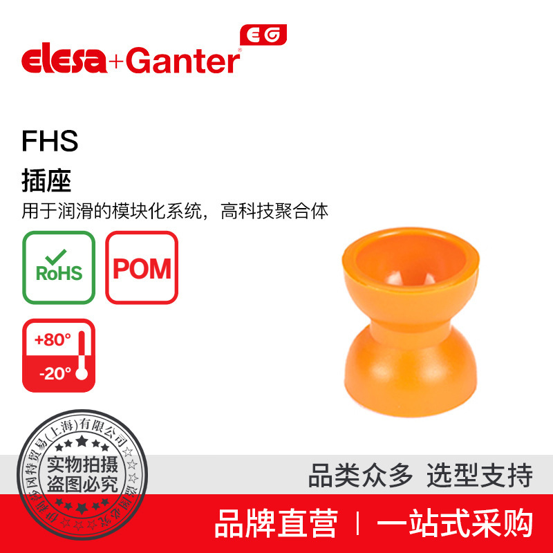 Elesa Ganter伊莉莎冈特 FHS 插座  高科技聚合体