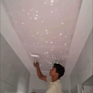 跨境星空顶天花板满天星影音室家庭影院光纤灯网红家装石膏板定制