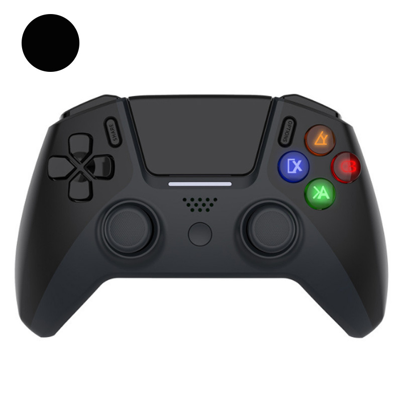 Control Inalámbrico Bluetooth P4 de ABS con Doble Motor de Vibración para Consola P4 y PC