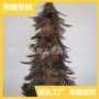 跨境定制迷你羽毛圣诞树