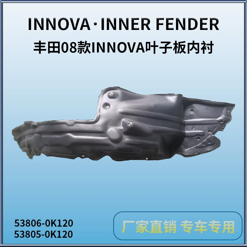 Подходит для Toyota INNOVA/KIJANG 2008 года, подкрылок INNOVA/KIJANG/08