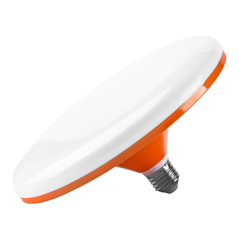 LED lámpara de disco volador super brillante e27 tornillo lámpara doméstica de ahorro de energía iluminación taller de alta potencia lámpara de disco volador de luz blanca
