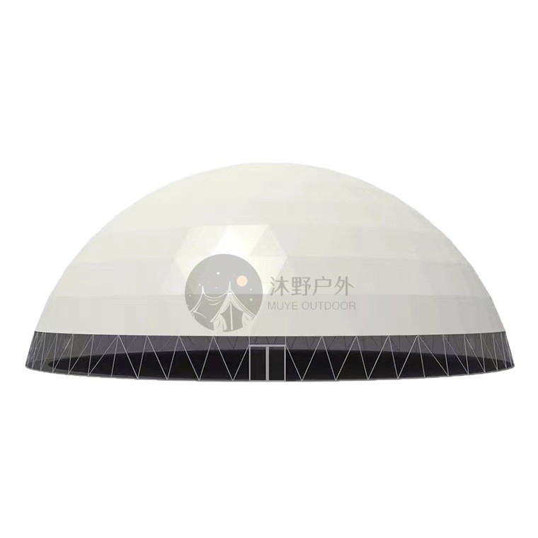 Muye exposición al aire libre gira banquete de espectáculo de automóviles restaurante gran cabina esférica cúpula gran tienda de campaña