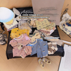 新款男女童宝宝秋衣秋裤内衣儿童韩版休闲卡通德绒家居服睡衣套装