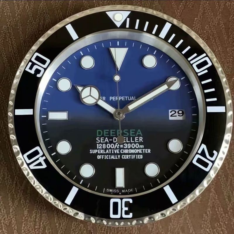 一件起批金属不锈钢夜光客厅挂钟GMT静音钟表专供出口Wall clock|undefined